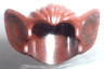 Minifigure, Hair Bat Ears with Dark Brown Inner Ear Contour Lines Pattern