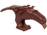 Eagle Body with Beak, Eyes and Dark Brown Head and Tail Feathers Pattern