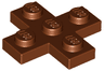 Plate, Modified 3 x 3 Cross