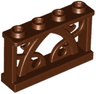 Fence 1 x 4 x 2 Ornamental with 4 Studs