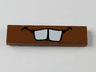 Tile 1 x 4 with Teeth Pattern