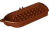 Boat, 14 x 5 x 2 with Oarlocks and 2 Hollow Inside Studs