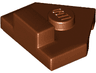 Wedge, Plate 2 x 2 Pentagonal with Center Stud and 1 x 1/2 Raised Tab on Top