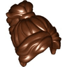 Minifigure, Hair Female Long Wavy with Ponytail