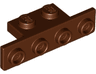 Bracket 1 x 2 - 1 x 4 with Rounded Corners at the Bottom