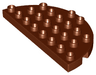 Duplo, Plate Round Corner 4 x 8 Double