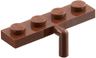Plate, Modified 1 x 4 with Bar Arm Down