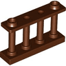 Fence 1 x 4 x 2 Spindled with 2 Studs