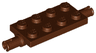 Plate, Modified 2 x 4 with Pins and Thin Angled Supports