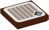Tile 2 x 2 with Super Mario Scanner Code Galoomba Pattern (Sticker) - Set 71394