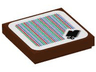 Tile 2 x 2 with Super Mario Scanner Code Goomba's Shoe Pattern (Sticker) - Set 71404