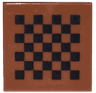 Tile 2 x 2 with Black Checkered Pattern