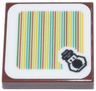 Tile 2 x 2 with Super Mario Scanner Code Wiggler Pattern (Sticker) - Set 71434