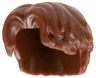 Minifigure, Hair Short Wavy, Parted on Right