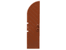 Door 1 x 4 x 11 1/3 Curved Top
