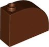 Slope, Curved 3 x 1 x 2 with Hollow Stud