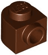 Brick, Round 1 x 1 x 2/3 Half Circle Extended with Stud on Side