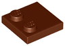 Tile, Modified 2 x 2 with Studs on Edge