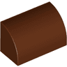 Slope, Curved 1 x 2 with Bottom Stud Holder