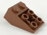 Slope, Inverted 33 3 x 2 with Flat Bottom Pin and Connections between Studs