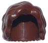 Minifigure, Hair Short and Bushy, Parted on Left