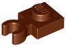 Plate, Modified 1 x 1 with Open O Clip Thick (Vertical Grip)