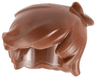 Minifigure, Hair Short Tousled with 2 Locks on Left Side