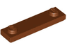 Plate, Modified 1 x 4 with 2 Studs with Groove