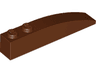 Slope, Curved 6 x 1 with 2 Studs