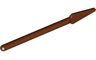 Minifigure, Weapon Pike / Spear - Handle with Round End