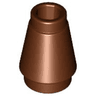 Cone 1 x 1 with Top Groove