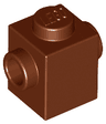 Brick, Modified 1 x 1 with Studs on 2 Sides, Opposite