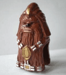 Minifigure, Head, Modified SW Wookiee, Warrior with Gold and Silver Pattern