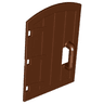 Duplo Door / Window Pane 1 x 4 x 4 with Rounded Top and Handle - Castle