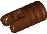 Hinge Cylinder 1 x 2 Locking with 2 Fingers and Axle Hole on Ends without Slots