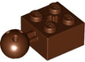 Technic, Brick Modified 2 x 2 with Ball Joint and Axle Hole with 6 Holes in Ball