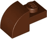 Slope, Curved 2 x 1 with Recessed Stud