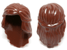 Minifigure, Hair Female Mid-Length with Braid Around Sides