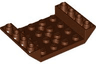 Slope, Inverted 45 6 x 4 Double with 4 x 4 Cutout and 3 Holes