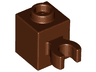 Brick, Modified 1 x 1 with Open O Clip (Vertical Grip) - Hollow Stud