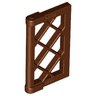 Pane for Window 1 x 2 x 3 Lattice with Thick Corner Tabs