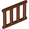 Bar 1 x 4 x 3 Grille with End Protrusions
