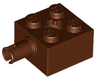 Brick, Modified 2 x 2 with Pin and Axle Hole