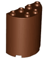 Cylinder Half 2 x 4 x 4