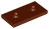 Plate, Modified 2 x 4 with 2 Studs (Double Jumper)