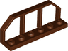 Plate, Modified 1 x 6 with Train Wagon End / Fence