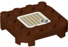 Plate, Modified 4 x 4 with Rounded Corners and 4 Feet with Super Mario Scanner Code Raft Pattern (Sticker) - Set 71383