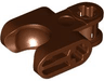 Technic, Axle Connector 2 x 3 with Ball Joint Socket - Closed Sides, Straight Forks with Closed Axle Holes