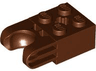 Technic, Brick Modified 2 x 2 with Ball Socket and Axle Hole - Straight Forks with Round Ends and Closed Sides