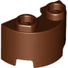 Cylinder Half 1 x 2 x 1